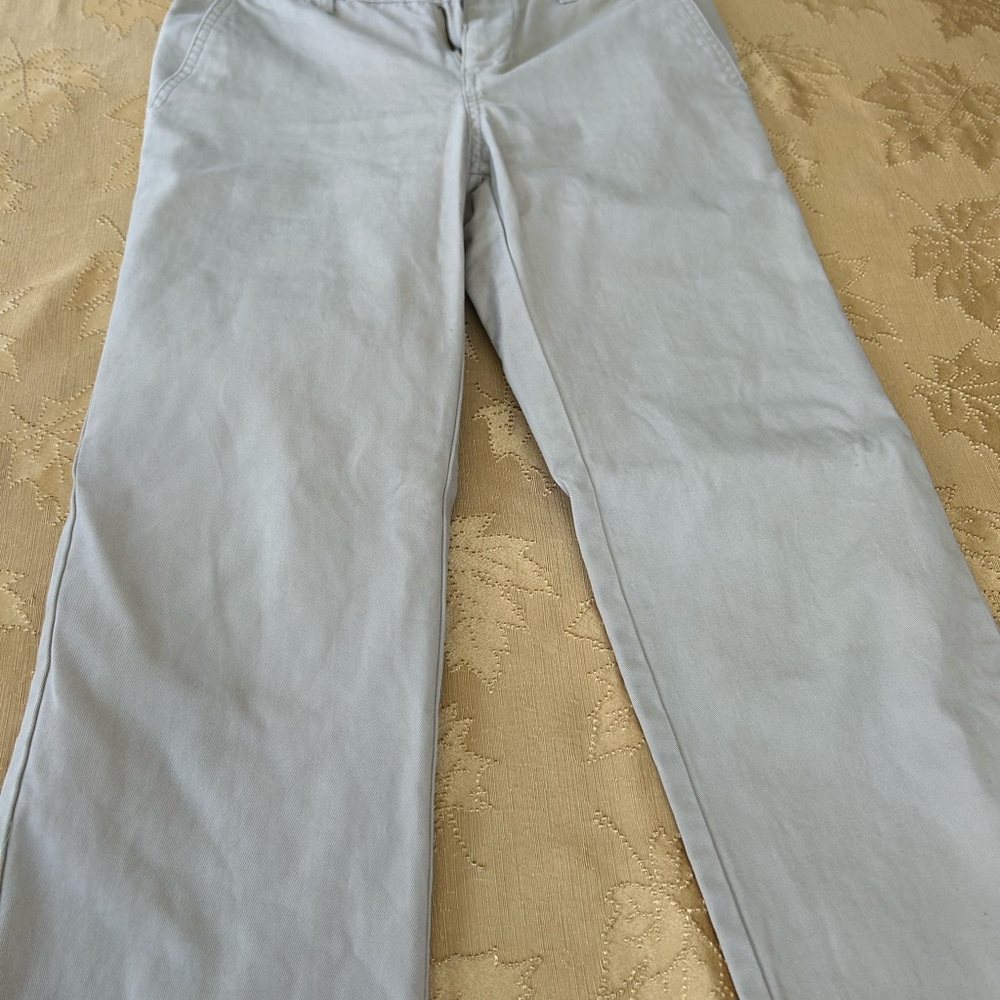 Old Navy Boys Light Brown Straight Leg Khakis
